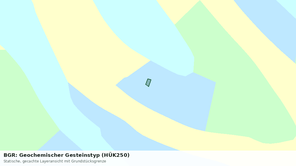 Statische Kartenansicht: BGR: Geochemischer Gesteinstyp (HÜK250)