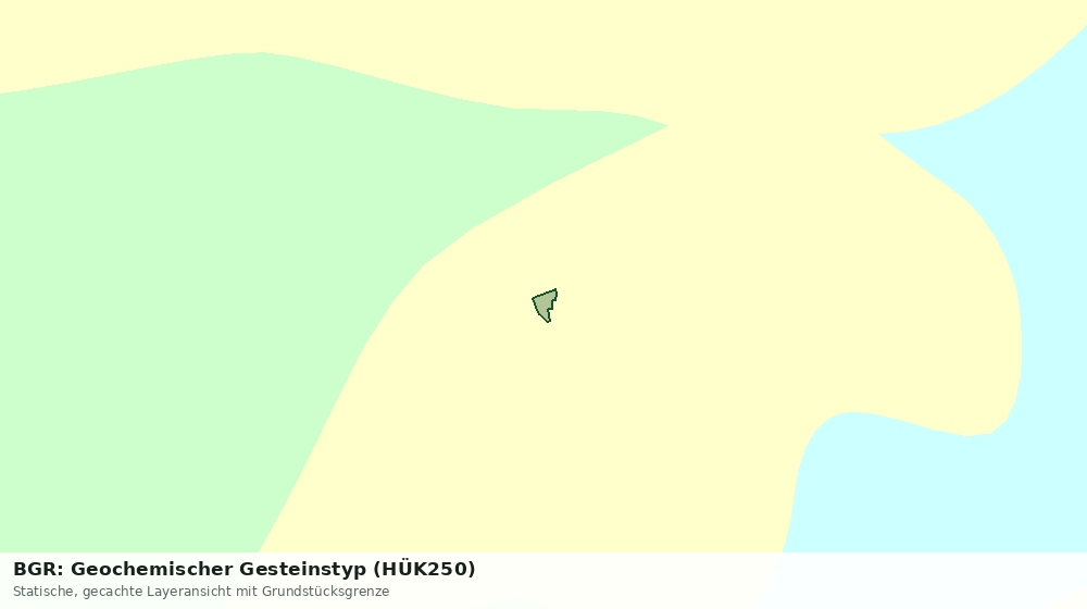 Statische Kartenansicht: BGR: Geochemischer Gesteinstyp (HÜK250)