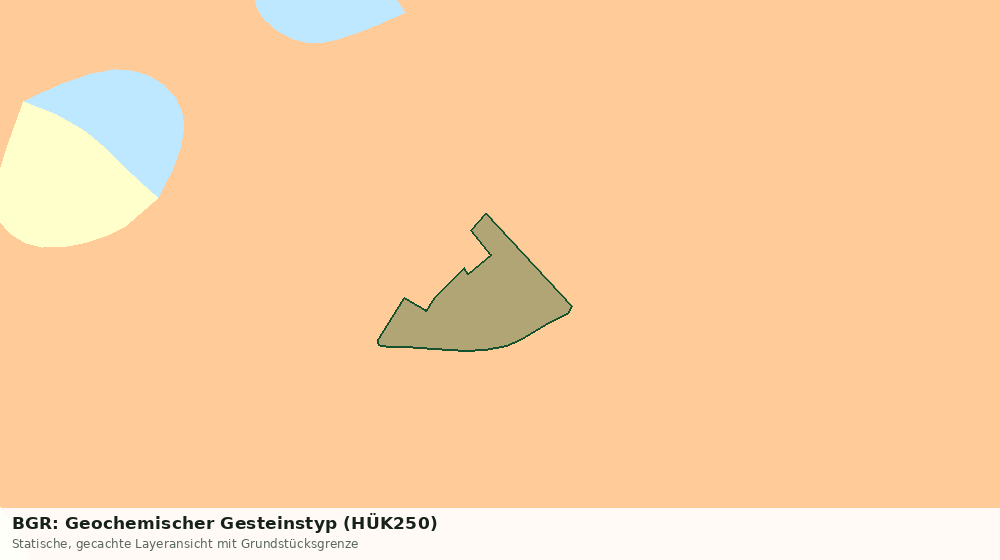 Statische Kartenansicht: BGR: Geochemischer Gesteinstyp (HÜK250)