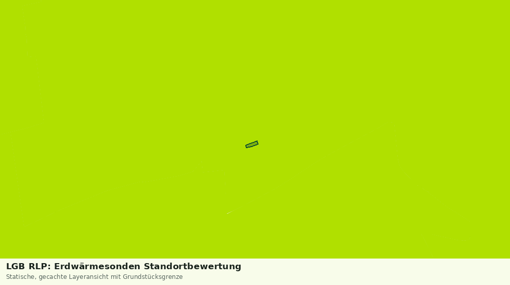 Statische Kartenansicht: LGB RLP: Erdwärmesonden Standortbewertung