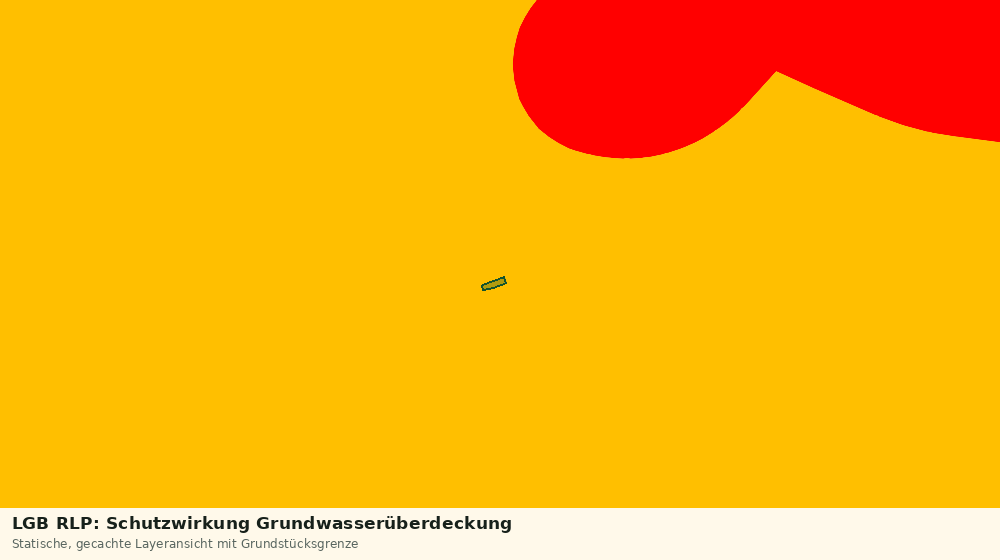 Statische Kartenansicht: LGB RLP: Schutzwirkung Grundwasserüberdeckung