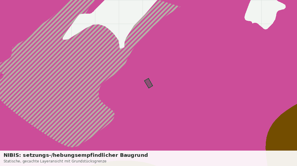 Statische Kartenansicht: NIBIS: setzungs-/hebungsempfindlicher Baugrund