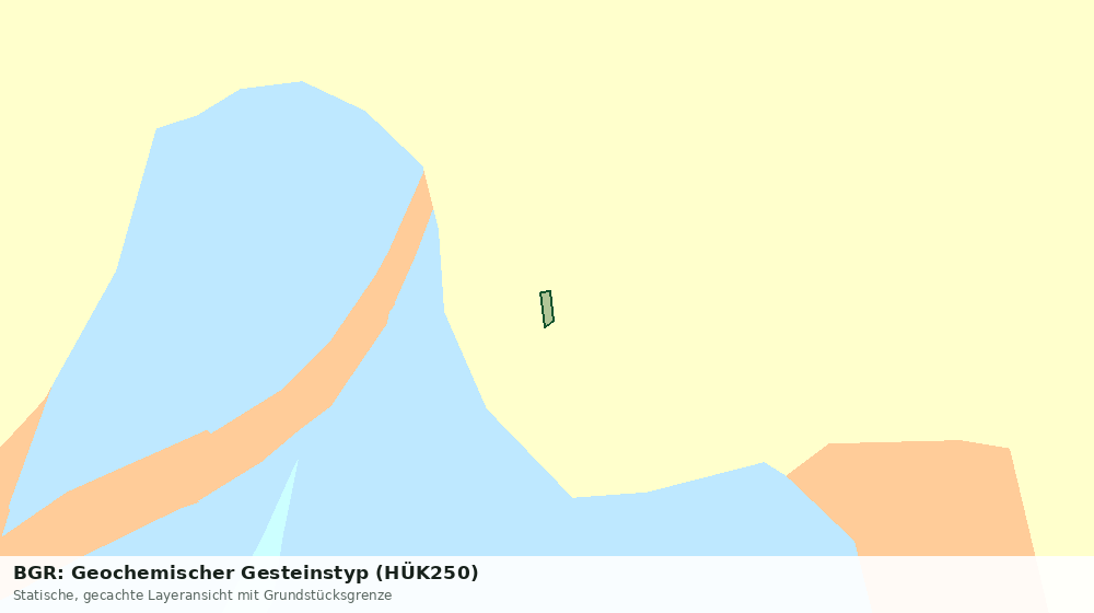 Statische Kartenansicht: BGR: Geochemischer Gesteinstyp (HÜK250)