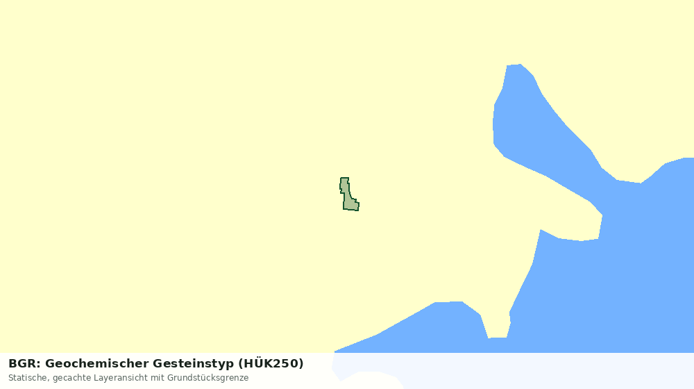 Statische Kartenansicht: BGR: Geochemischer Gesteinstyp (HÜK250)
