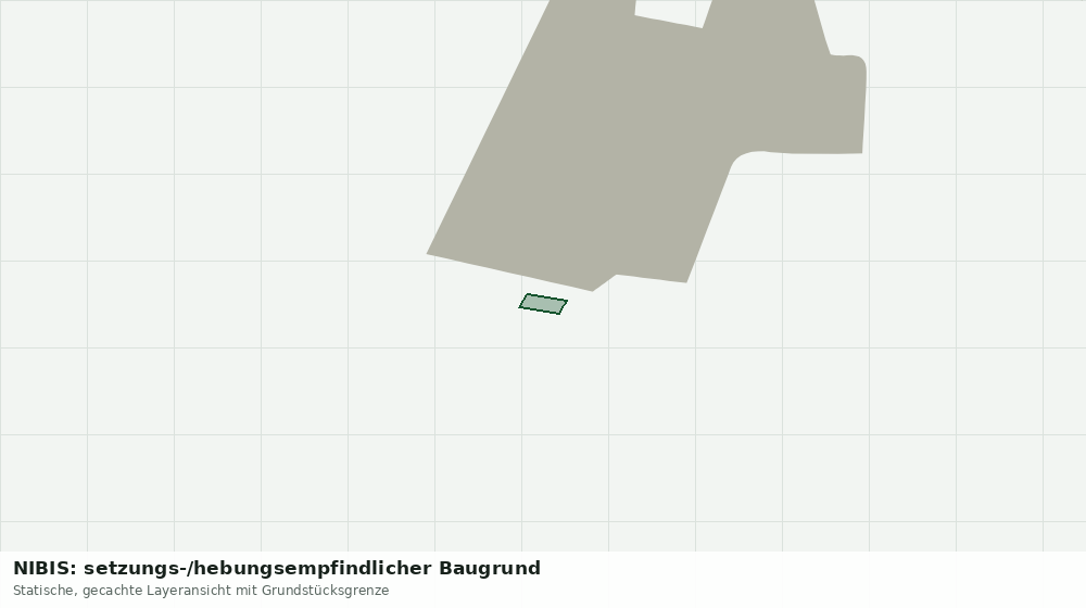 Statische Kartenansicht: NIBIS: setzungs-/hebungsempfindlicher Baugrund