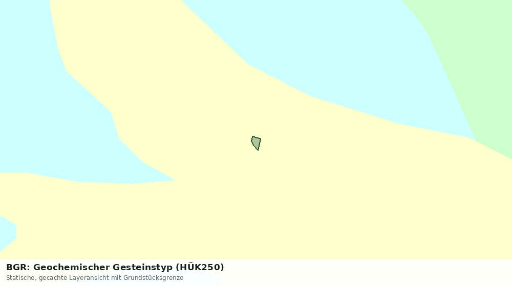 Statische Kartenansicht: BGR: Geochemischer Gesteinstyp (HÜK250)
