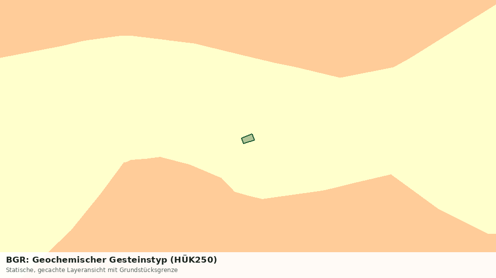 Statische Kartenansicht: BGR: Geochemischer Gesteinstyp (HÜK250)