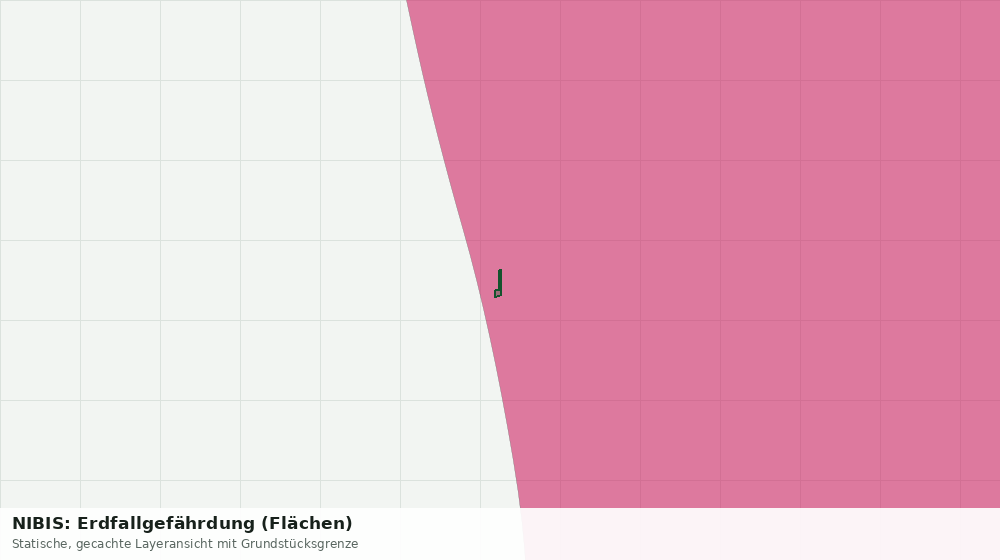 Statische Kartenansicht: NIBIS: Erdfallgefährdung (Flächen)