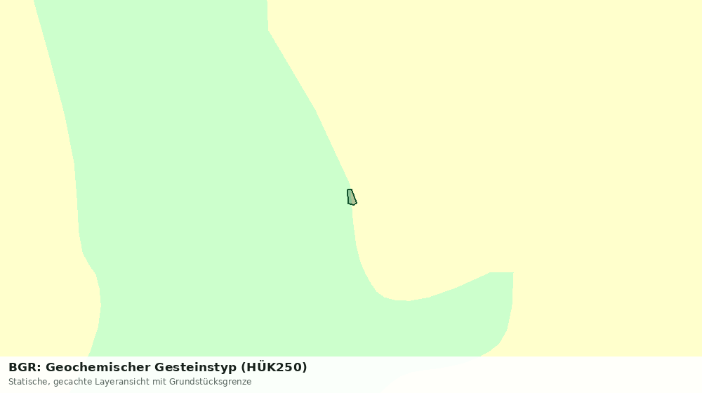 Statische Kartenansicht: BGR: Geochemischer Gesteinstyp (HÜK250)