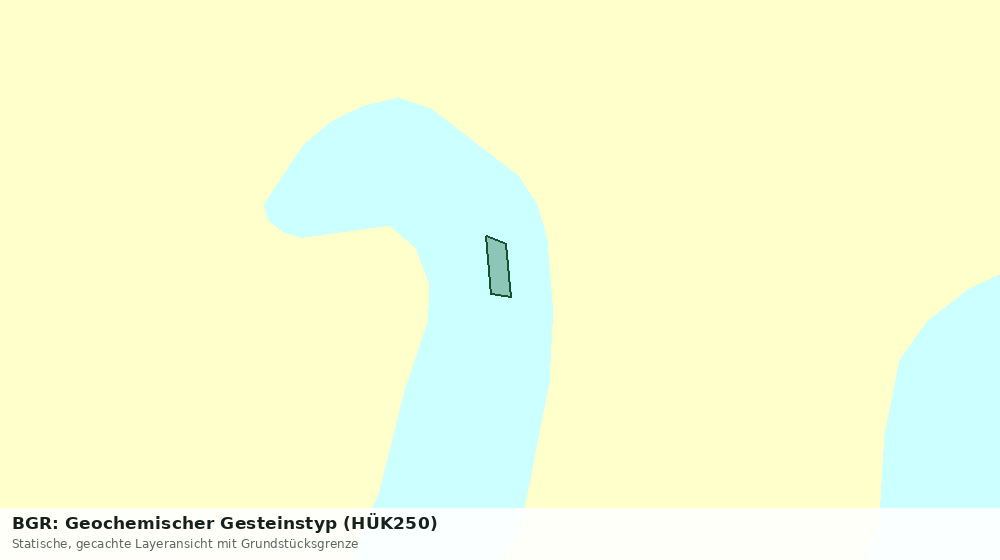 Statische Kartenansicht: BGR: Geochemischer Gesteinstyp (HÜK250)