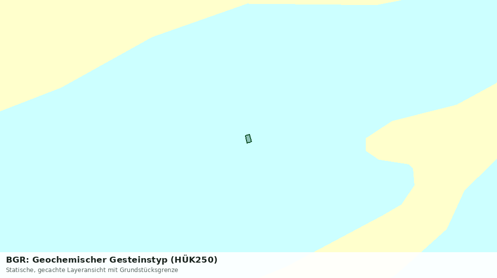 Statische Kartenansicht: BGR: Geochemischer Gesteinstyp (HÜK250)