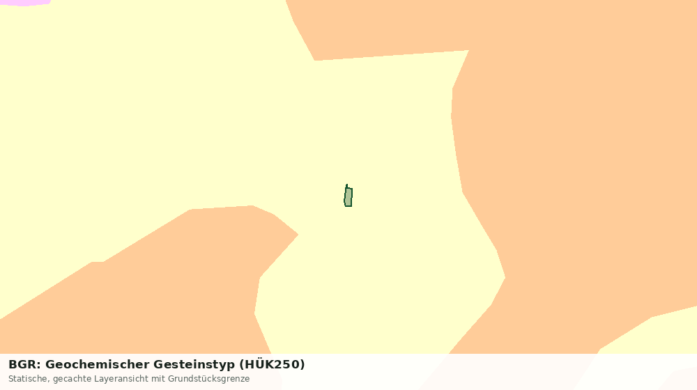 Statische Kartenansicht: BGR: Geochemischer Gesteinstyp (HÜK250)