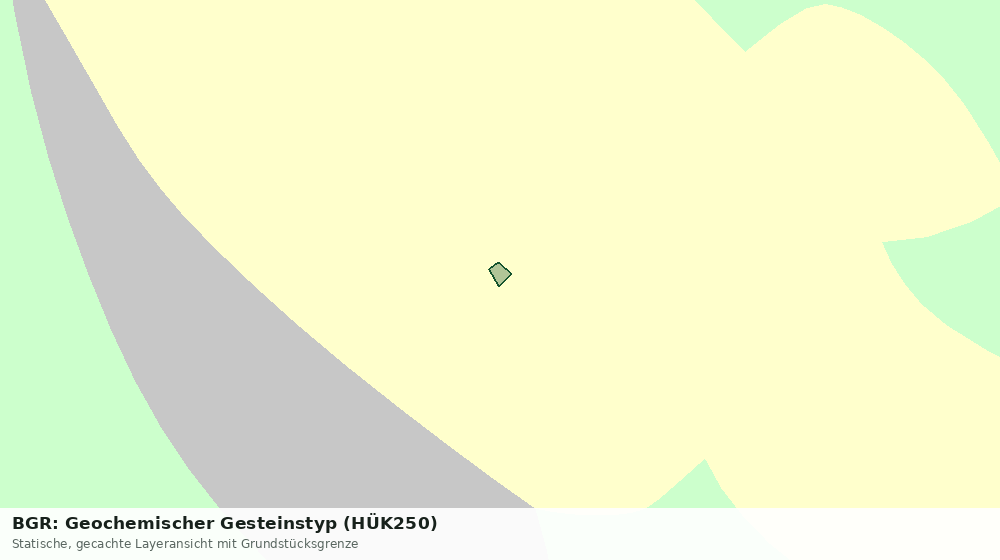 Statische Kartenansicht: BGR: Geochemischer Gesteinstyp (HÜK250)