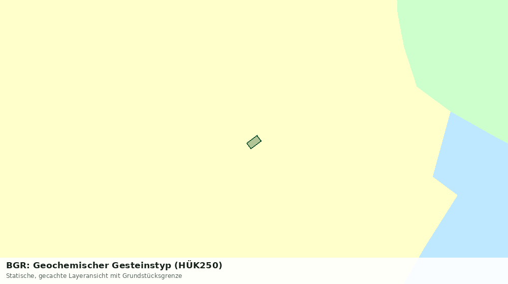 Statische Kartenansicht: BGR: Geochemischer Gesteinstyp (HÜK250)
