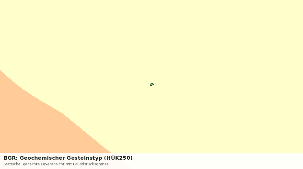Statische Kartenansicht: BGR: Geochemischer Gesteinstyp (HÜK250)
