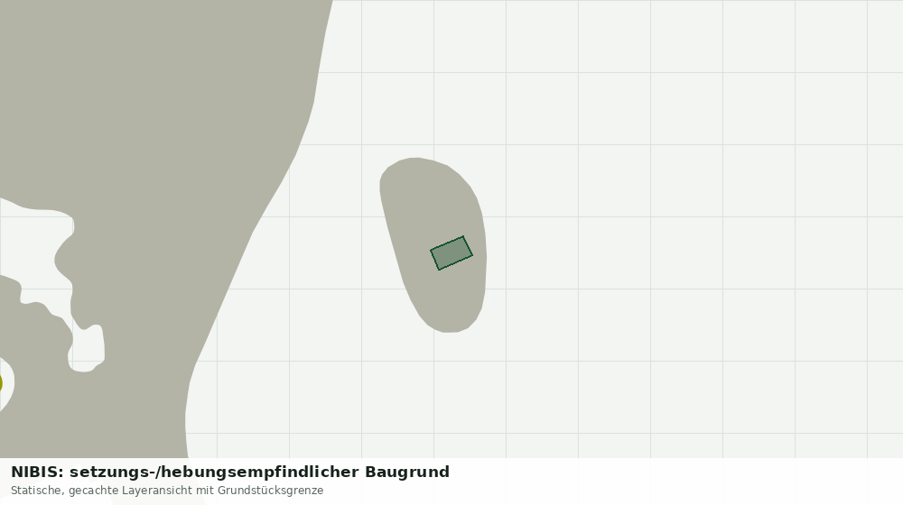 Statische Kartenansicht: NIBIS: setzungs-/hebungsempfindlicher Baugrund