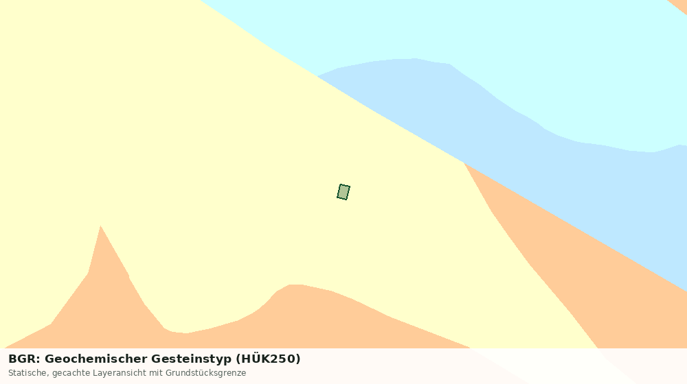 Statische Kartenansicht: BGR: Geochemischer Gesteinstyp (HÜK250)