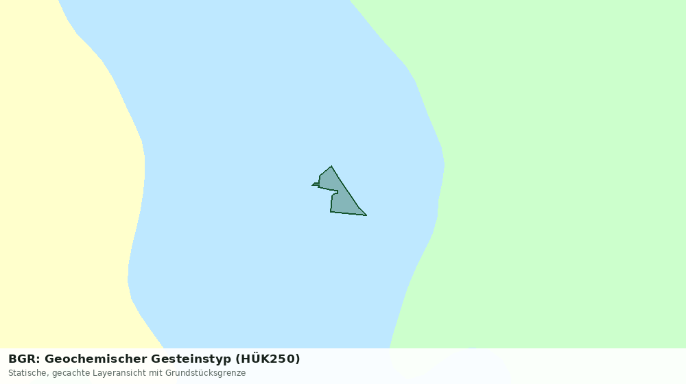 Statische Kartenansicht: BGR: Geochemischer Gesteinstyp (HÜK250)