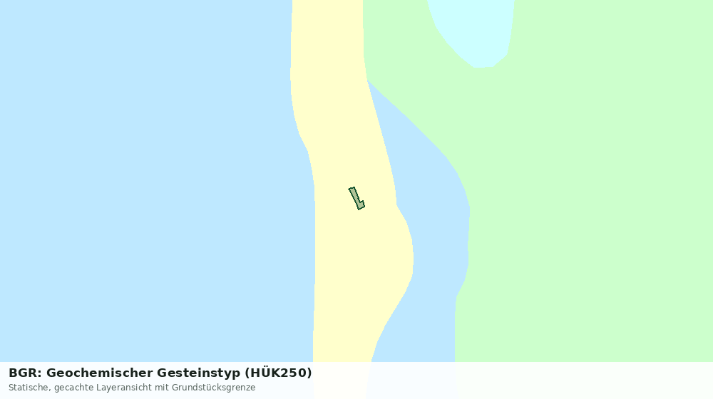 Statische Kartenansicht: BGR: Geochemischer Gesteinstyp (HÜK250)