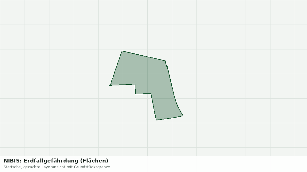 Statische Kartenansicht: NIBIS: Erdfallgefährdung (Flächen)