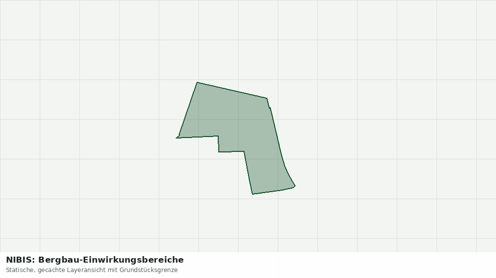 Statische Kartenansicht: NIBIS: Bergbau-Einwirkungsbereiche