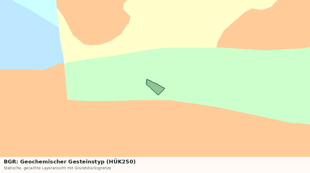 Statische Kartenansicht: BGR: Geochemischer Gesteinstyp (HÜK250)