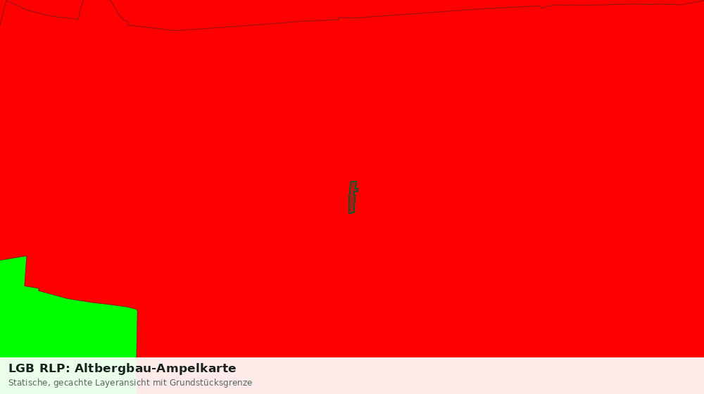 Statische Kartenansicht: LGB RLP: Altbergbau-Ampelkarte