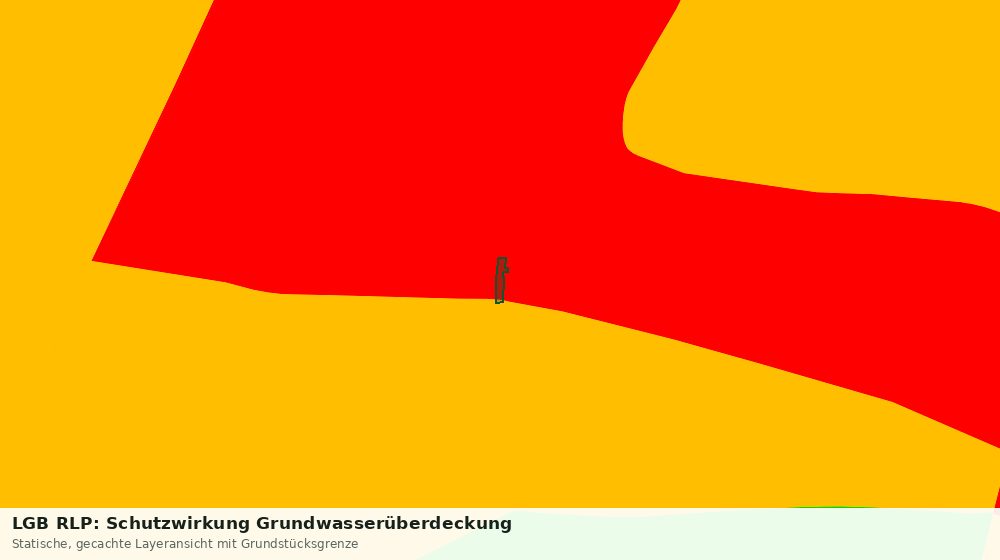 Statische Kartenansicht: LGB RLP: Schutzwirkung Grundwasserüberdeckung