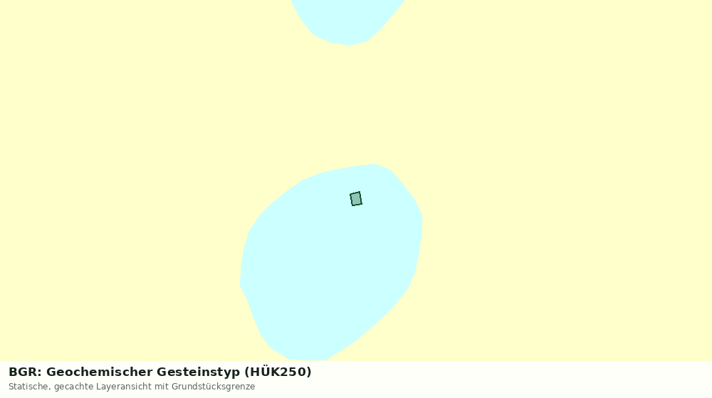 Statische Kartenansicht: BGR: Geochemischer Gesteinstyp (HÜK250)