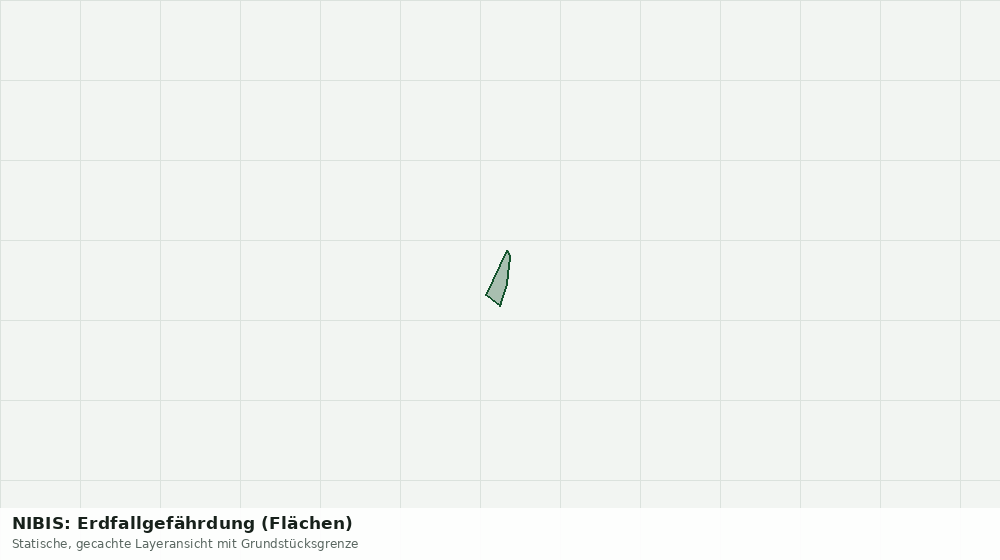 Statische Kartenansicht: NIBIS: Erdfallgefährdung (Flächen)