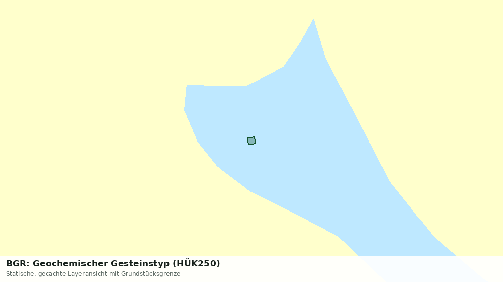 Statische Kartenansicht: BGR: Geochemischer Gesteinstyp (HÜK250)
