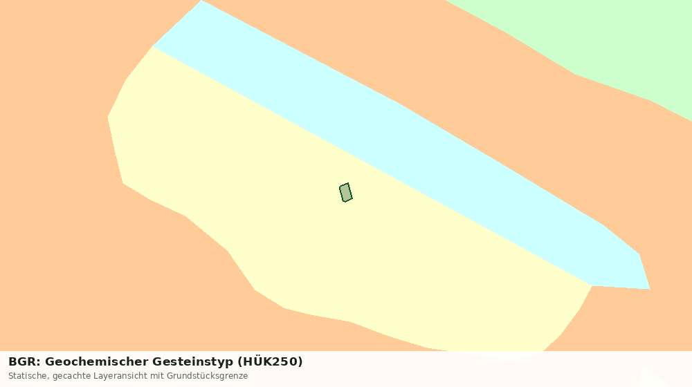Statische Kartenansicht: BGR: Geochemischer Gesteinstyp (HÜK250)