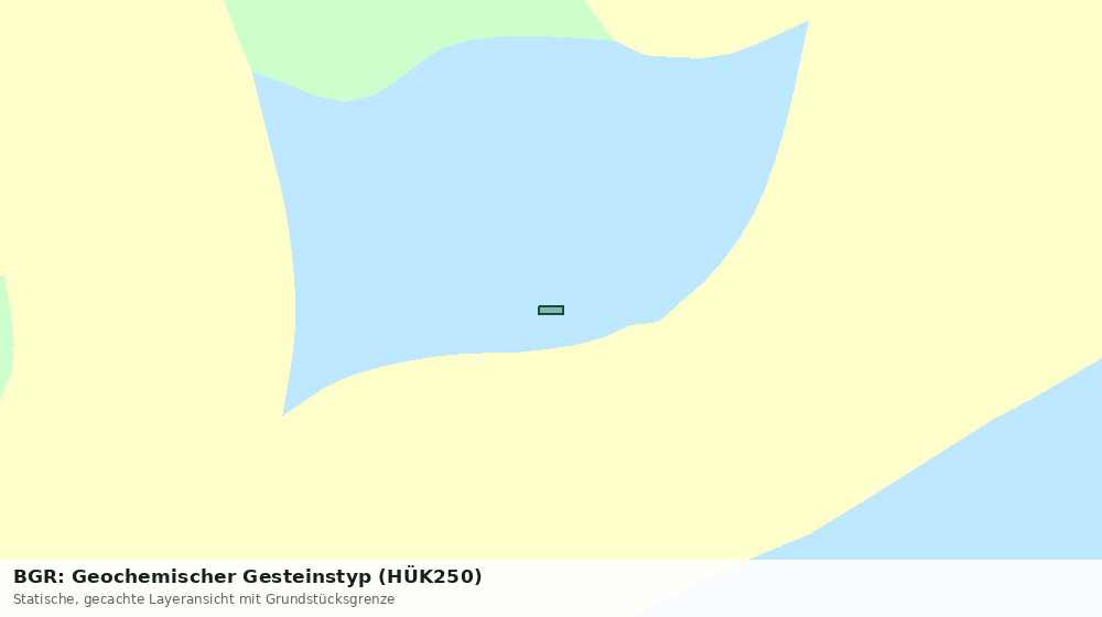 Statische Kartenansicht: BGR: Geochemischer Gesteinstyp (HÜK250)
