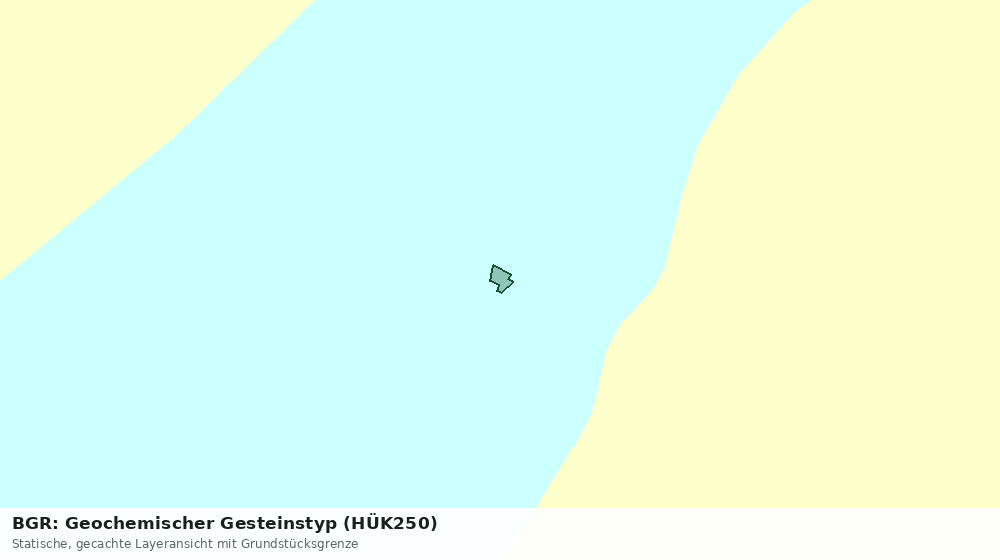 Statische Kartenansicht: BGR: Geochemischer Gesteinstyp (HÜK250)