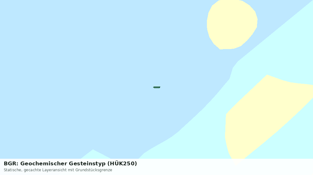 Statische Kartenansicht: BGR: Geochemischer Gesteinstyp (HÜK250)
