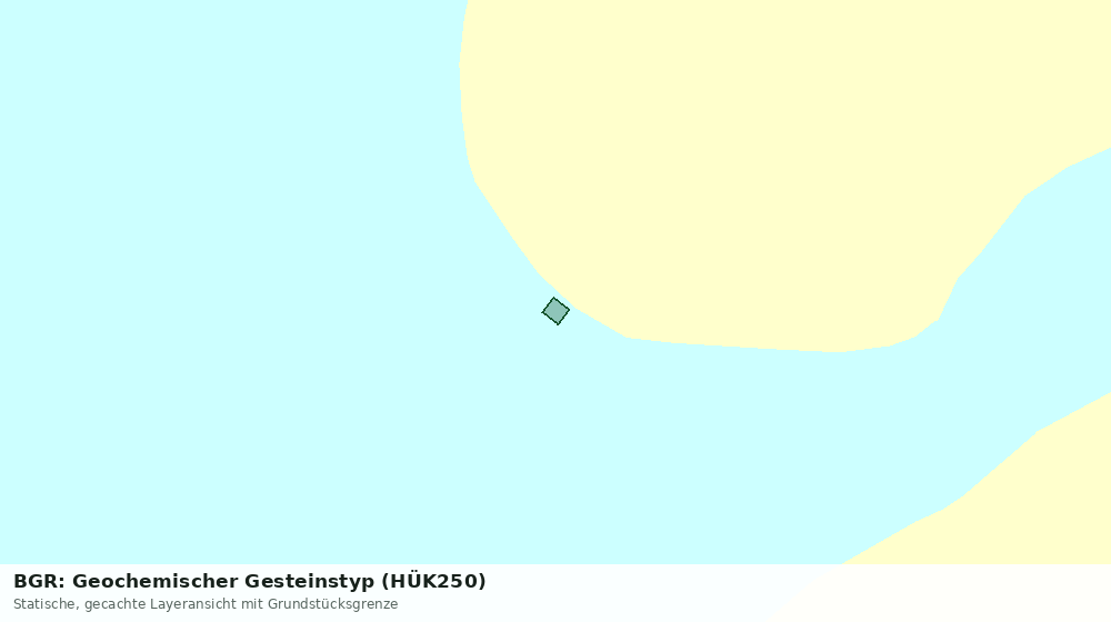 Statische Kartenansicht: BGR: Geochemischer Gesteinstyp (HÜK250)