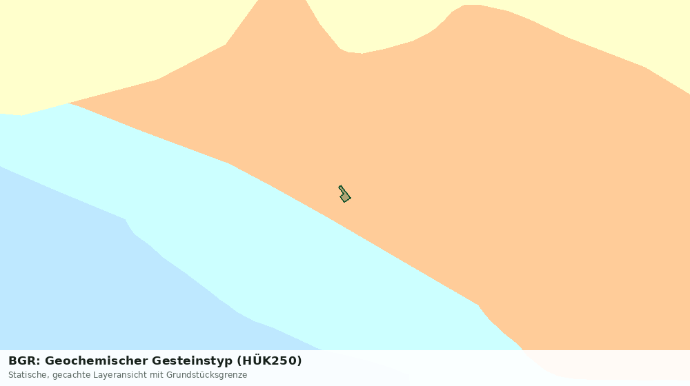 Statische Kartenansicht: BGR: Geochemischer Gesteinstyp (HÜK250)