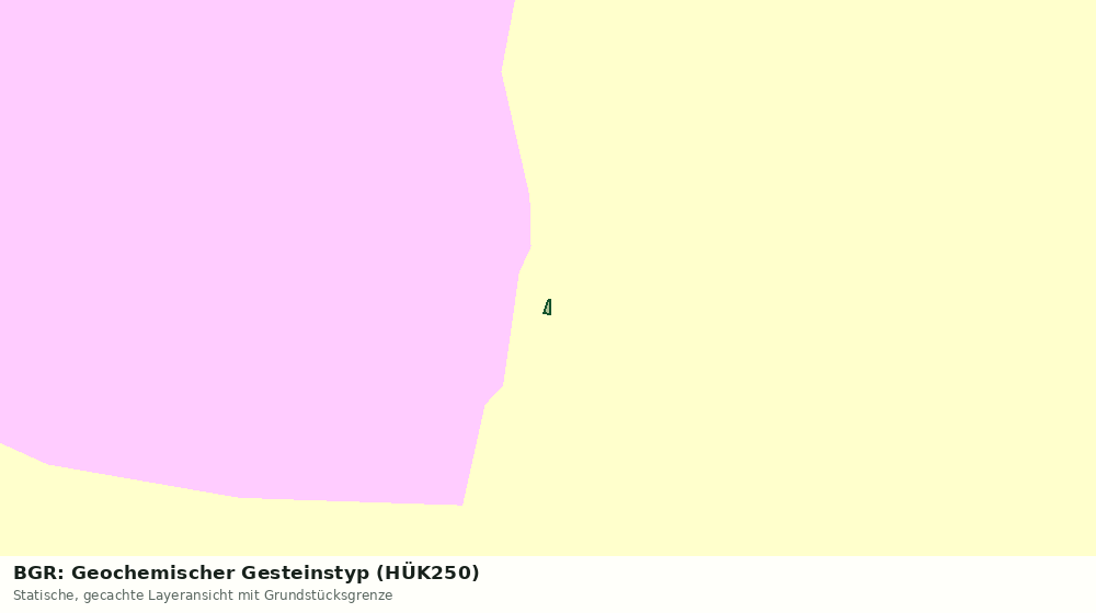 Statische Kartenansicht: BGR: Geochemischer Gesteinstyp (HÜK250)