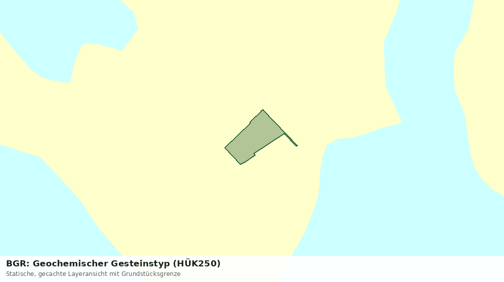 Statische Kartenansicht: BGR: Geochemischer Gesteinstyp (HÜK250)