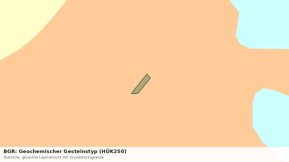 Statische Kartenansicht: BGR: Geochemischer Gesteinstyp (HÜK250)