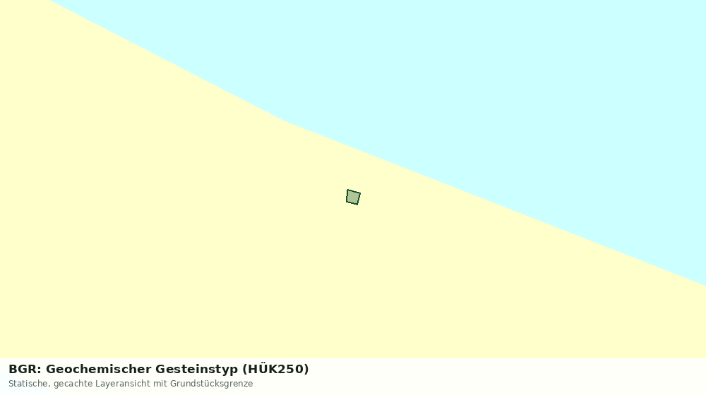Statische Kartenansicht: BGR: Geochemischer Gesteinstyp (HÜK250)
