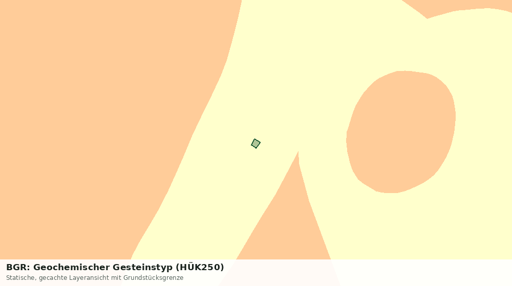 Statische Kartenansicht: BGR: Geochemischer Gesteinstyp (HÜK250)