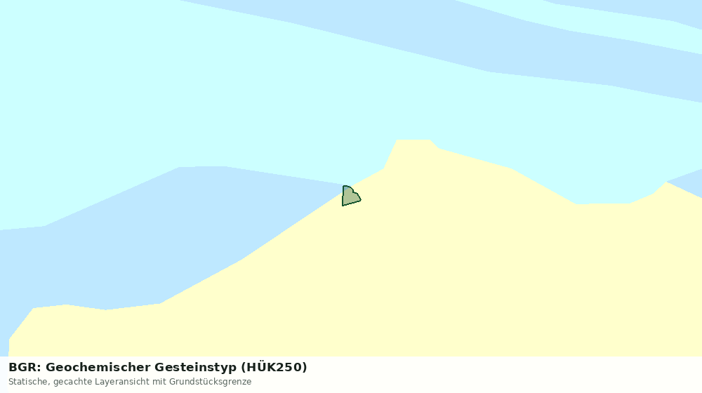 Statische Kartenansicht: BGR: Geochemischer Gesteinstyp (HÜK250)