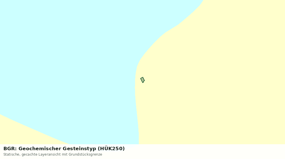 Statische Kartenansicht: BGR: Geochemischer Gesteinstyp (HÜK250)