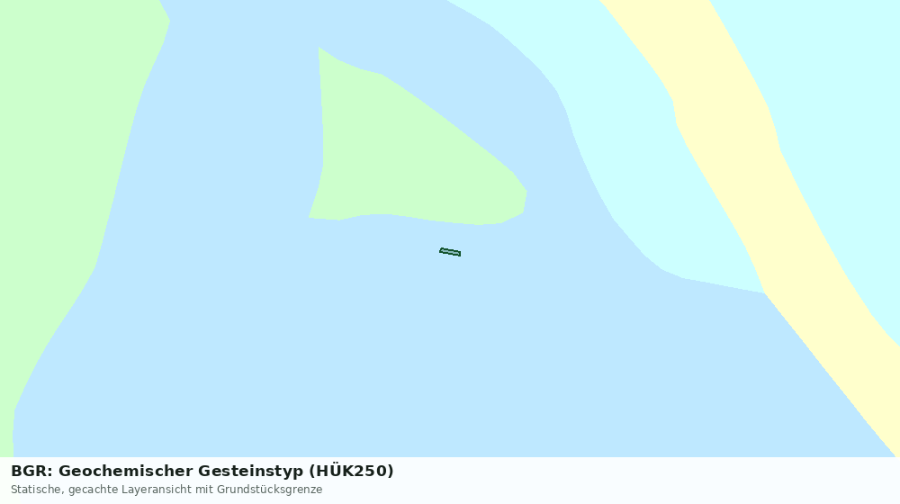 Statische Kartenansicht: BGR: Geochemischer Gesteinstyp (HÜK250)