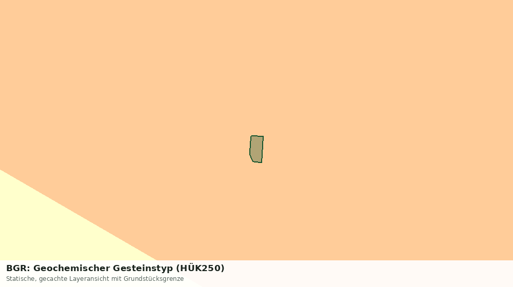 Statische Kartenansicht: BGR: Geochemischer Gesteinstyp (HÜK250)
