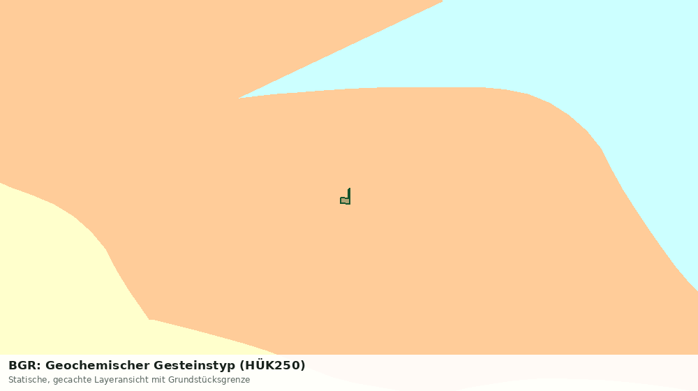 Statische Kartenansicht: BGR: Geochemischer Gesteinstyp (HÜK250)