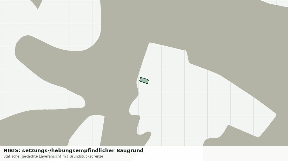 Statische Kartenansicht: NIBIS: setzungs-/hebungsempfindlicher Baugrund