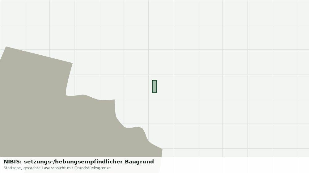 Statische Kartenansicht: NIBIS: setzungs-/hebungsempfindlicher Baugrund