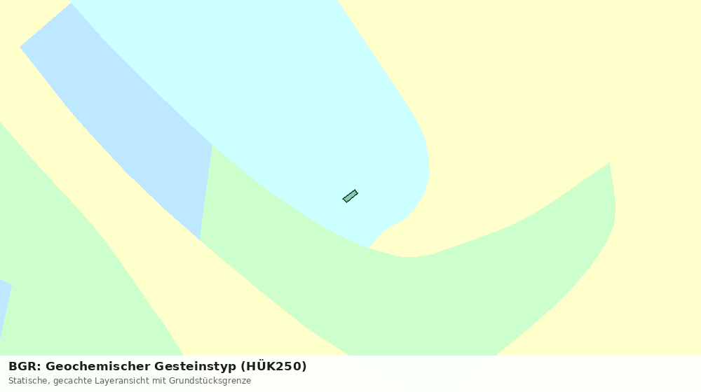 Statische Kartenansicht: BGR: Geochemischer Gesteinstyp (HÜK250)